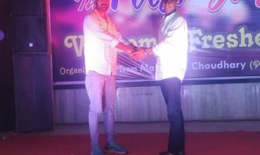 धुंधाड़ा के जेपी पटेल JNVU जोधपुर में THE FIRST STEP सम्मान से सम्मानित