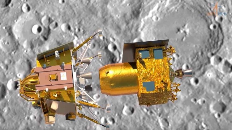 चंद्रयान-3 का प्रोपल्शन मॉड्यूल और लैंडर अलग हुआ: अब  रफ्तार धीमी की जाएगी, 23 अगस्त को चांद पर लैंड करेगा