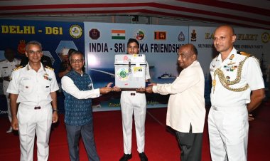 दो दिवसीय यात्रा पूरी करने के बाद पोत आईएनएस दिल्ली श्रीलंका से रवाना