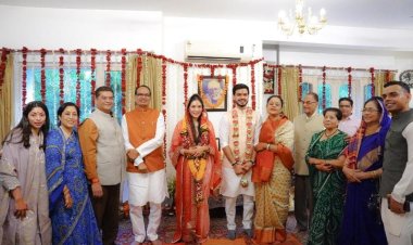 भोपाल में सजी शाही सगाई: शिवराज सिंह चौहान के बेटे कुणाल की सगाई जैन परिवार की पोती से संपन्न