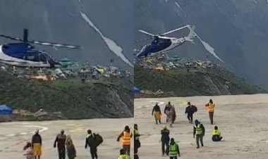 केदारनाथ: तकनीकी खराबी के बाद हेलीकॉप्टर की इमरजेंसी लैंडिंग, पायलट की सूझबूझ से बची यात्रियों की जान