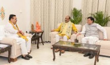 लोकसभा स्पीकर ओम बिरला और केंद्रीय मंत्री पीयूष गोयल ने की CM भजनलाल से मुलाकात, चुनाव के नतीजों से पहले मंथन