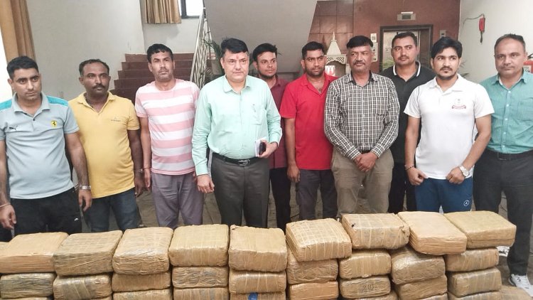 नशे के खिलाफ बड़ी कार्रवाई : जोधपुर में NCB ने 4 करोड़ से अधिक कीमत का 850 किलो गांजा बरामद