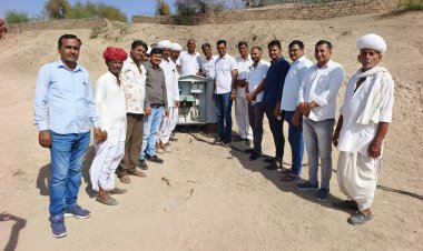 नन्दवान गाँव में अरनिया नाड़ा पर पेयजल समस्या का समाधान: ट्यूबवेल उद्घाटन समारोह संपन्न