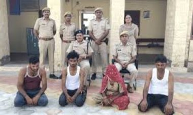 बालोतरा: महिला की हत्या मामले में चार आरोपी गिरफ्तार, दो किशोर पुलिस संरक्षण में