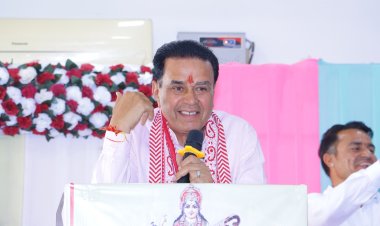 संसदीय कार्य, विधि एवं विधिक कार्य मंत्री जोगाराम पटेल ने किया ग्रामीण सेवा शिविर का अवलोकन, 204.5 लाख रुपये के विकास कार्यों का शिलान्यास व लोकार्पण