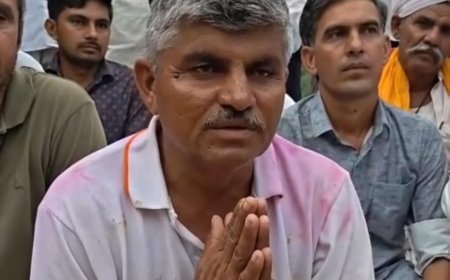 रक्षाबंधन पर भाई ने पेश की मिसाल, बहन के जुड़वा बच्चों की मन्नत पूरी होने पर गुजरात से रामदेवरा तक दंडवत यात्रा