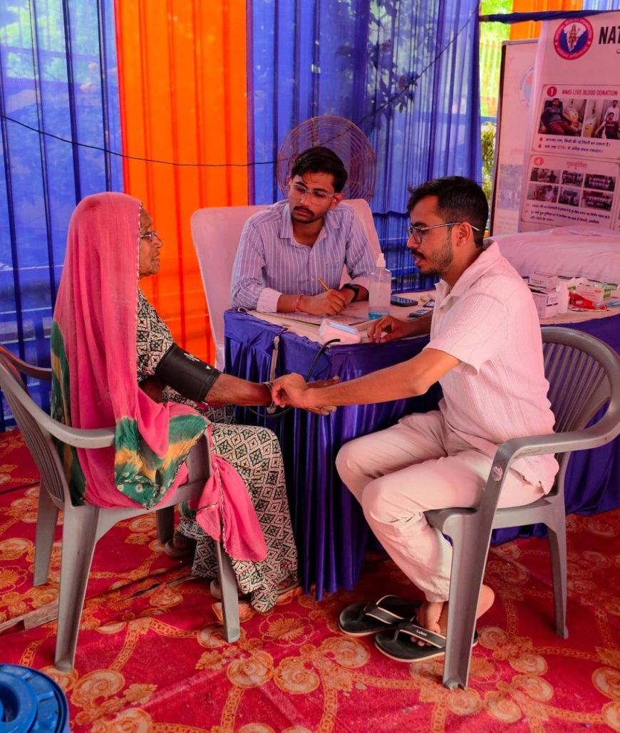 आस्था की राह में सेवा का संबल, रामदेवरा जा रहे श्रद्धालुओं के लिए सेवा भारती का स्वास्थ्य शिविर बना राहत का केंद्र
