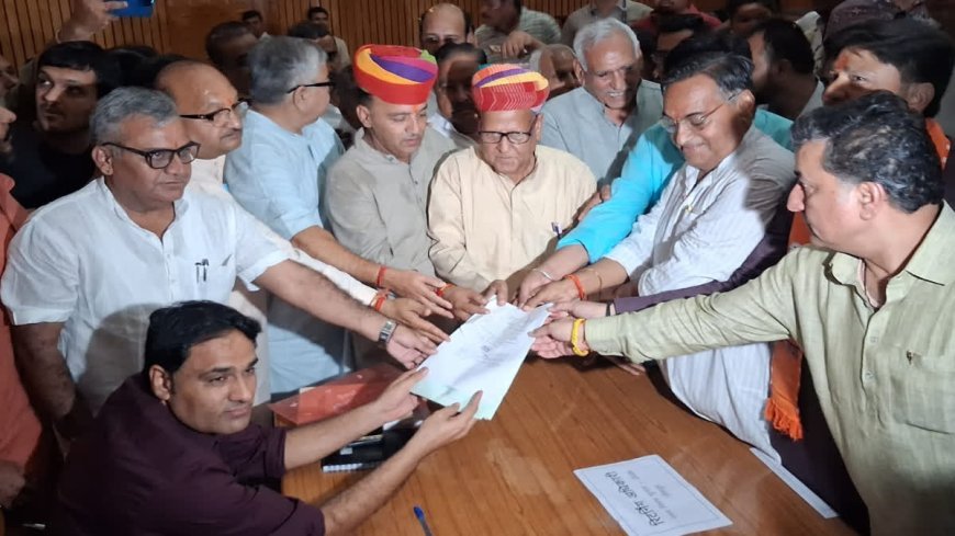 जोधपुर नगर निगम में महापौर पद को लेकर मुकाबला तय, भाजपा ने प्रशांत चंद्र मेहता और कांग्रेस ने राजेंद्र सोलंकी को उतारा